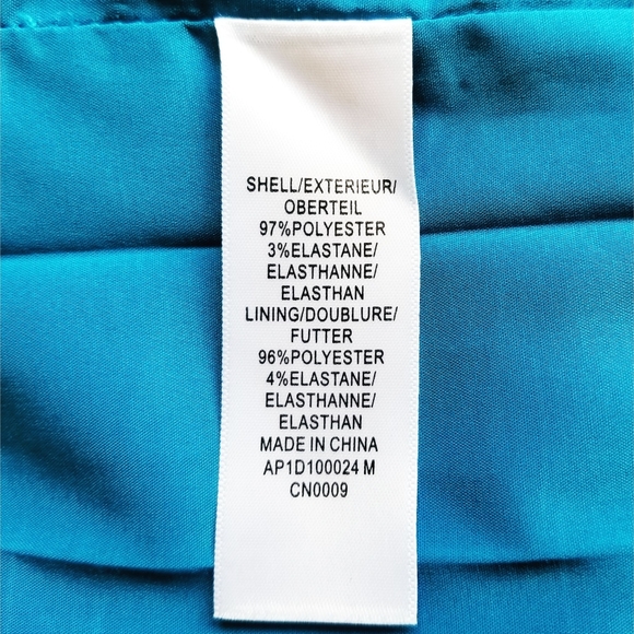 Rich Teal Adrianna Papell Sheath 👗 - Picture 5 of 6